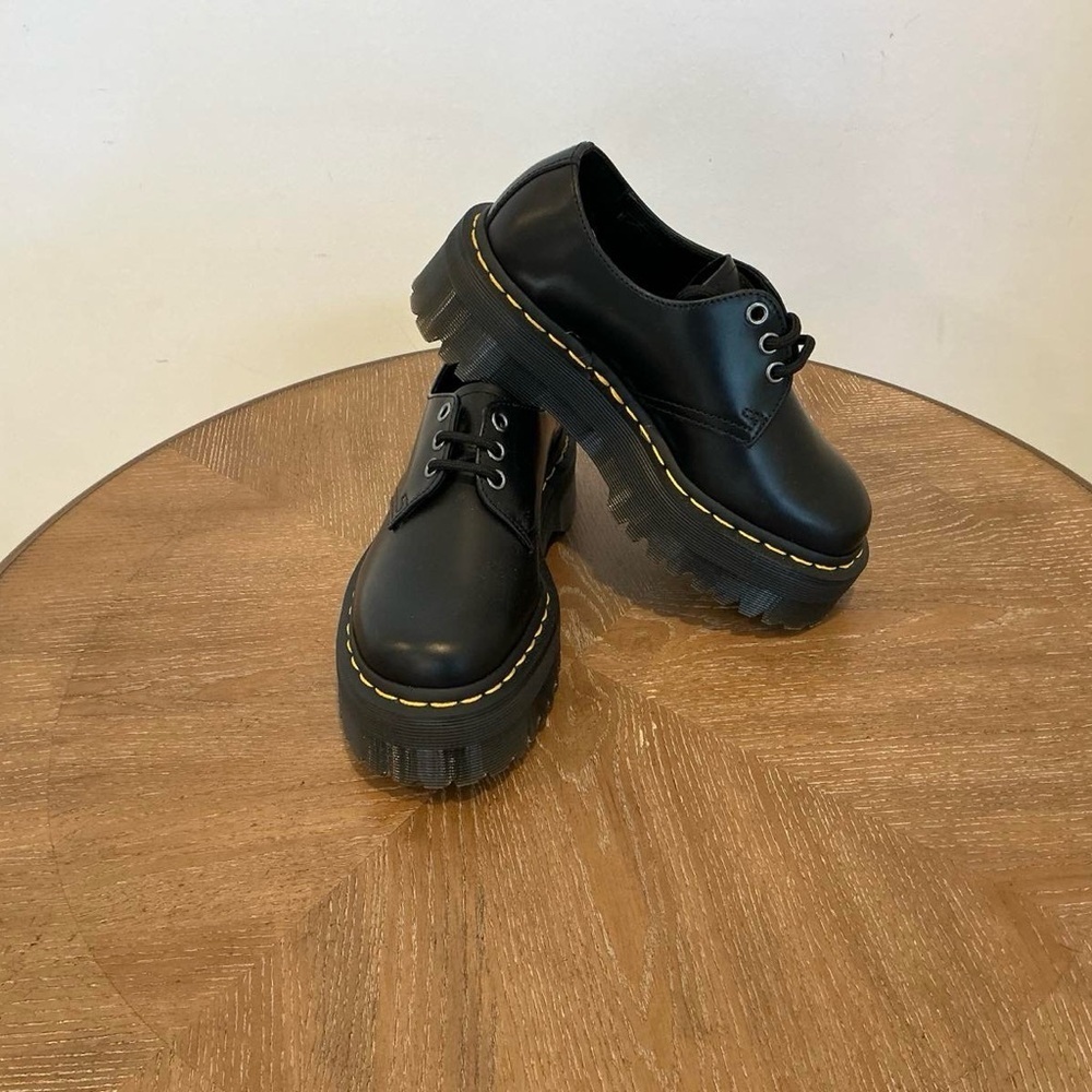 Dr.Martens 1461 SMOOTH LEATHER PLATFORM SHOES - Picture 9 of 11